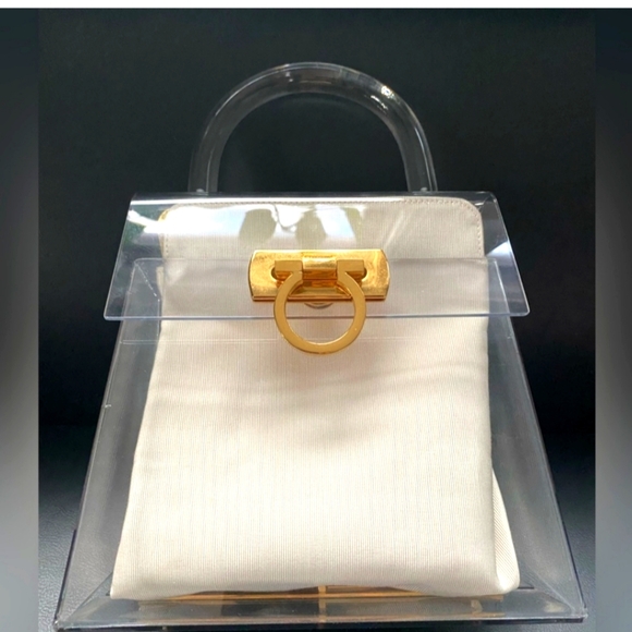 Rare Salvatore Ferragamo flexy glass bag - Picture 5 of 5
